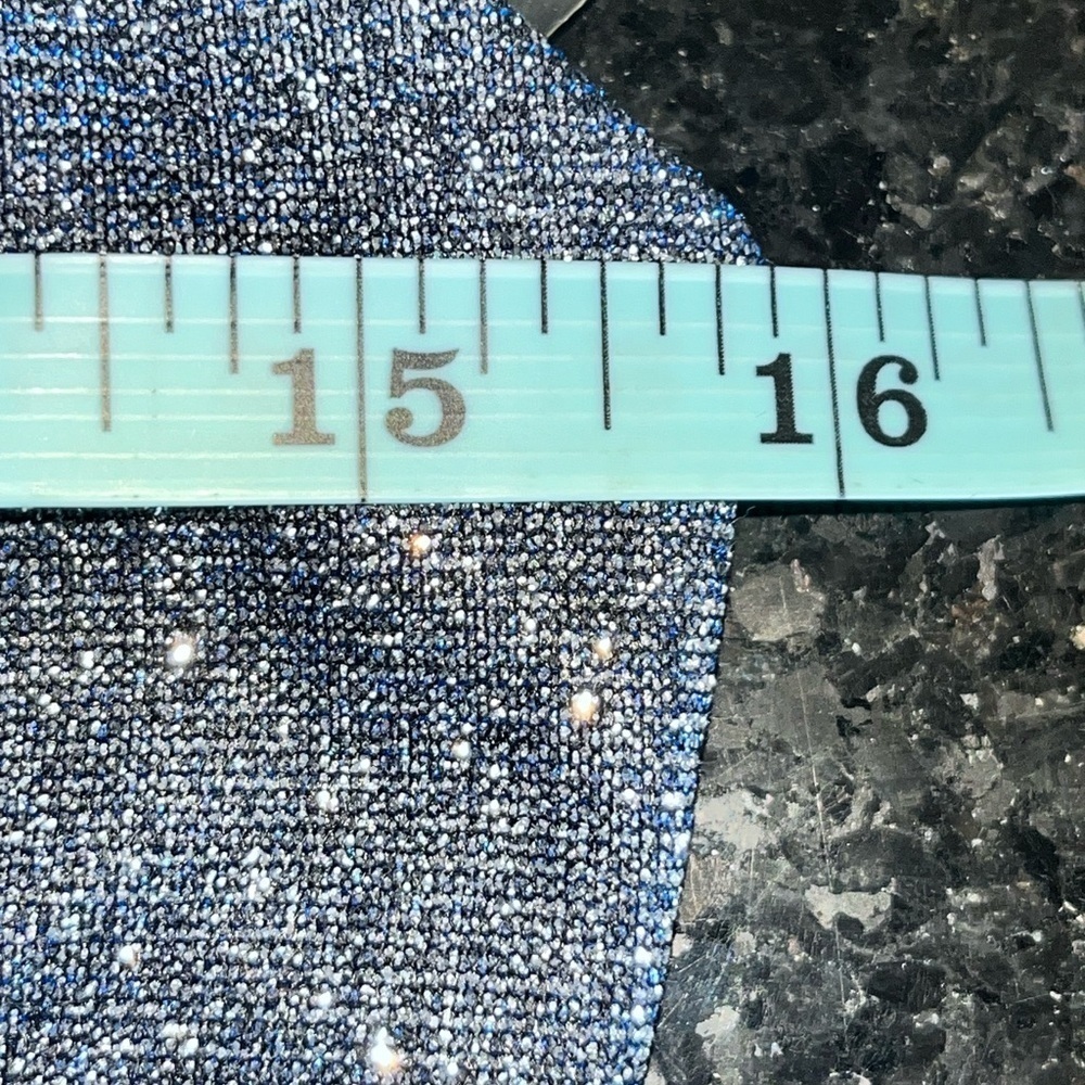 Speechless kids blue glitter dress with rhinestones waist - Picture 13 of 15